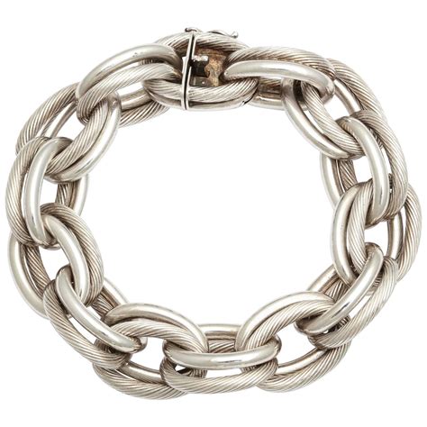 hermes vintage silver bracelets